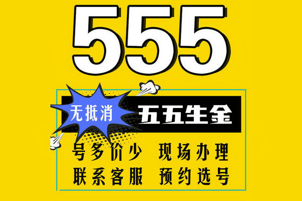 鄄城152/157號(hào)段尾號(hào)555吉祥號(hào)出售