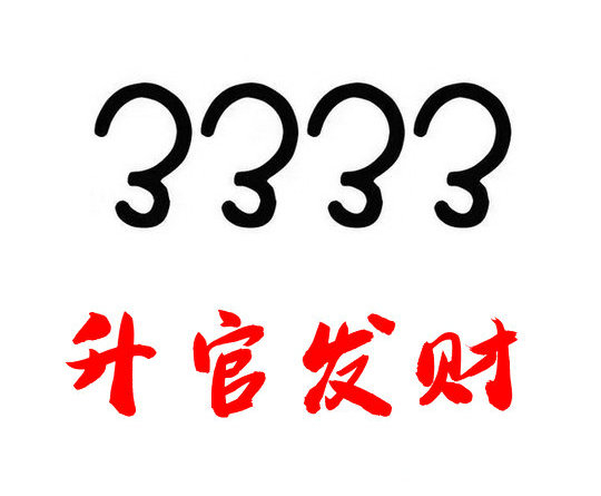 曹縣尾號(hào)3333吉祥號(hào)